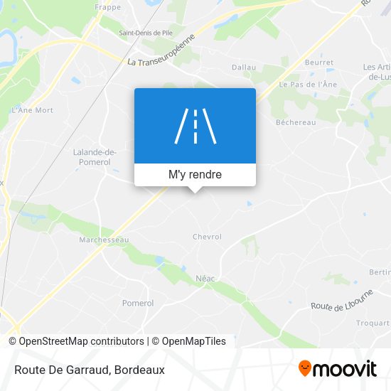 Route De Garraud plan