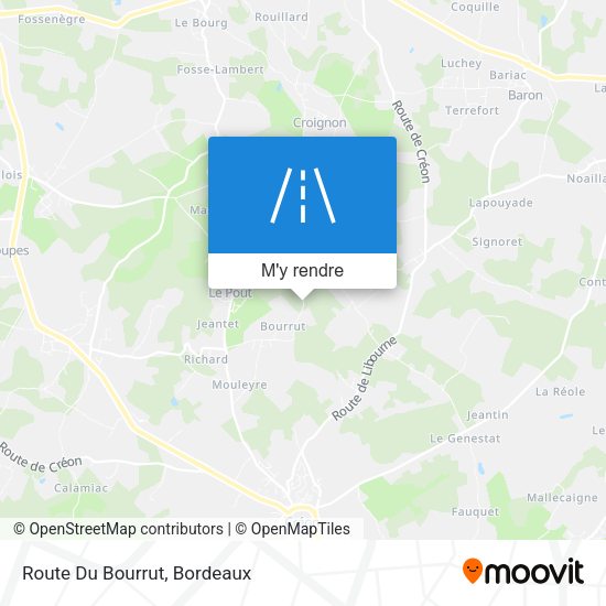 Route Du Bourrut plan