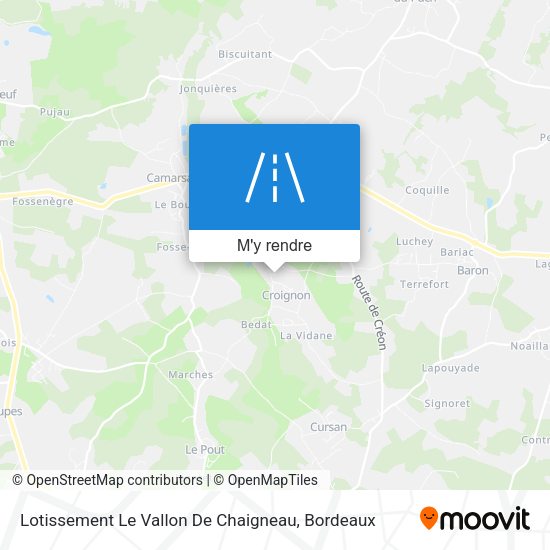 Lotissement Le Vallon De Chaigneau plan