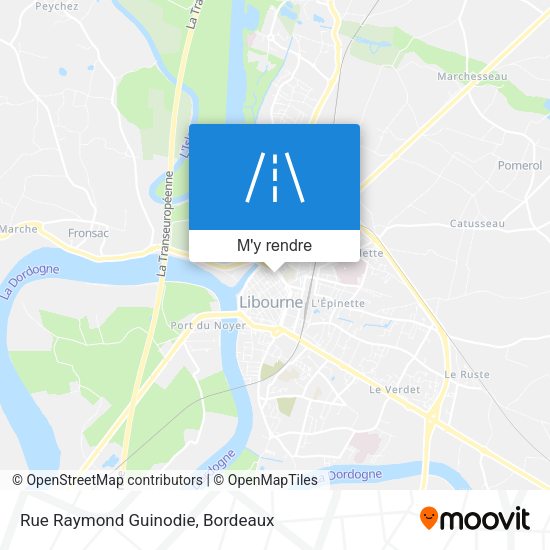 Rue Raymond Guinodie plan