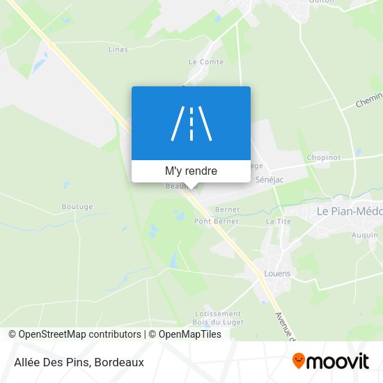 Allée Des Pins plan