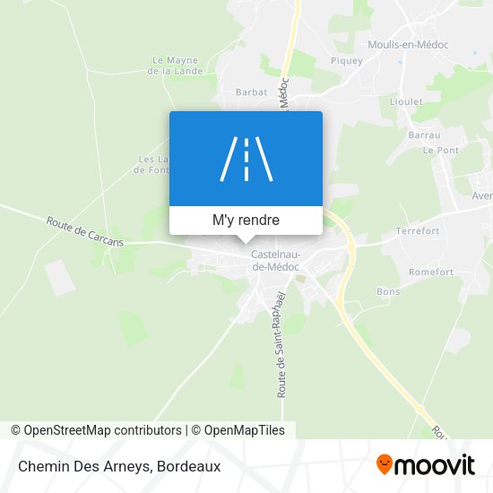 Chemin Des Arneys plan