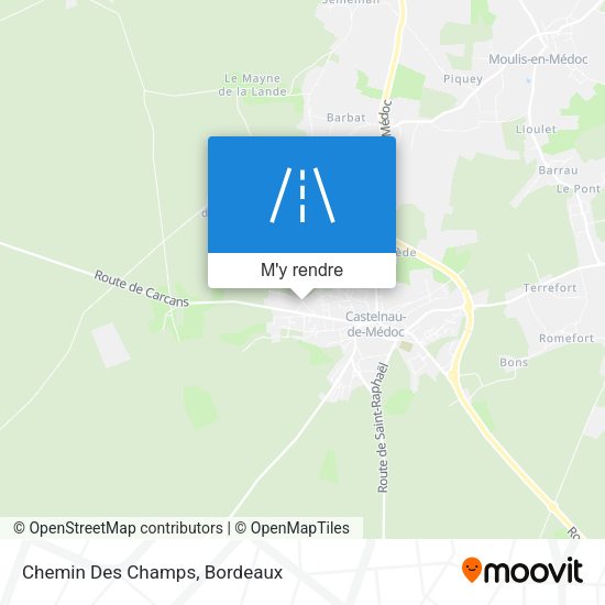 Chemin Des Champs plan