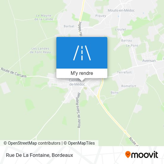 Rue De La Fontaine plan
