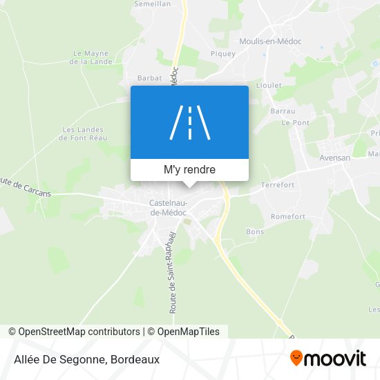 Allée De Segonne plan
