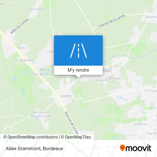 Allée Grammont plan