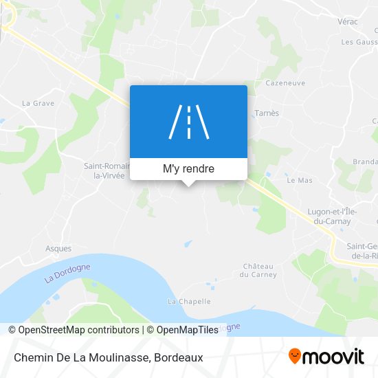 Chemin De La Moulinasse plan