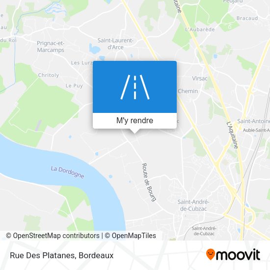 Rue Des Platanes plan