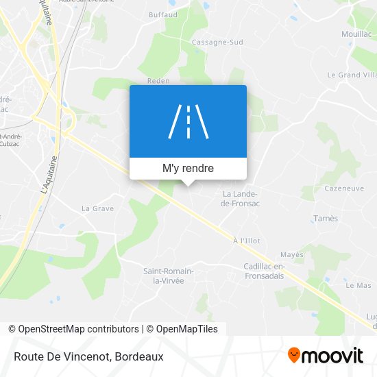 Route De Vincenot plan