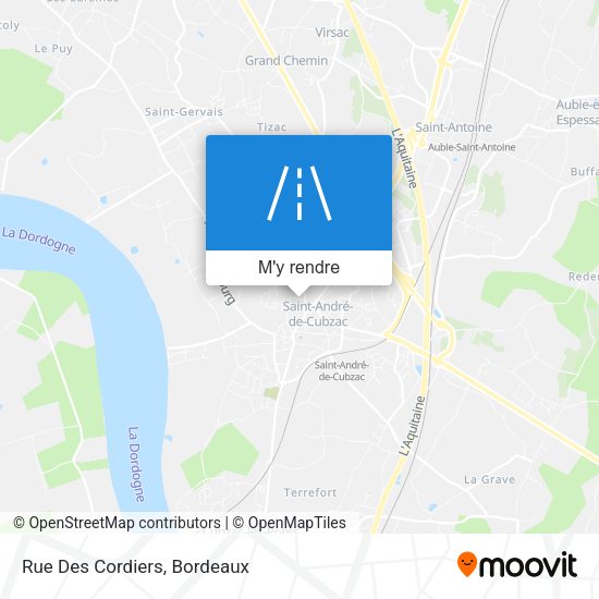 Rue Des Cordiers plan