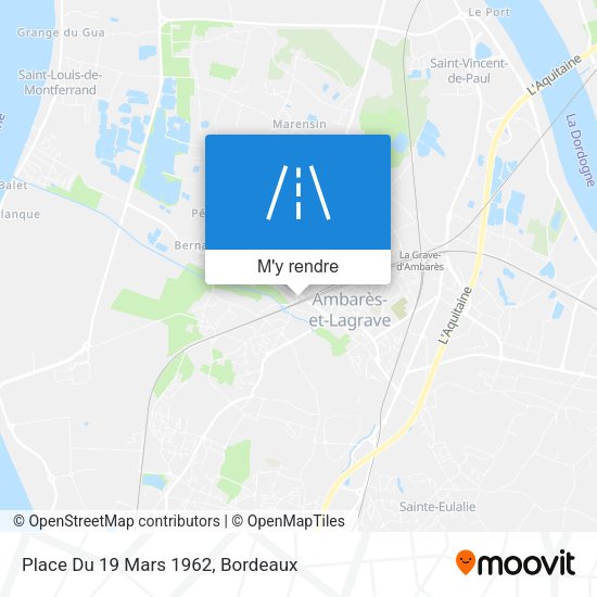 Place Du 19 Mars 1962 plan
