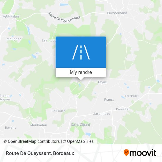 Route De Queyssant plan