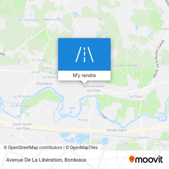 Avenue De La Libération plan