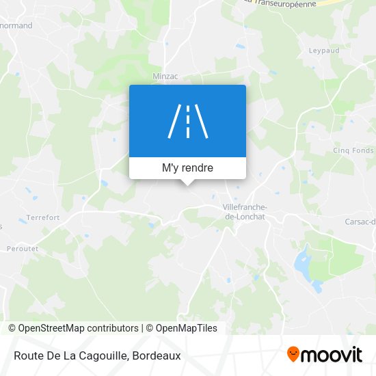 Route De La Cagouille plan