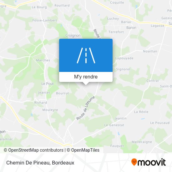 Chemin De Pineau plan