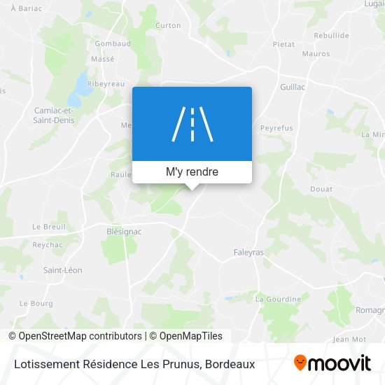 Lotissement Résidence Les Prunus plan