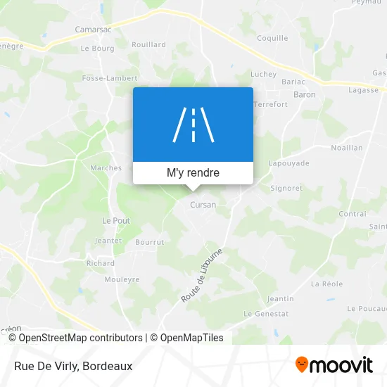 Rue De Virly plan