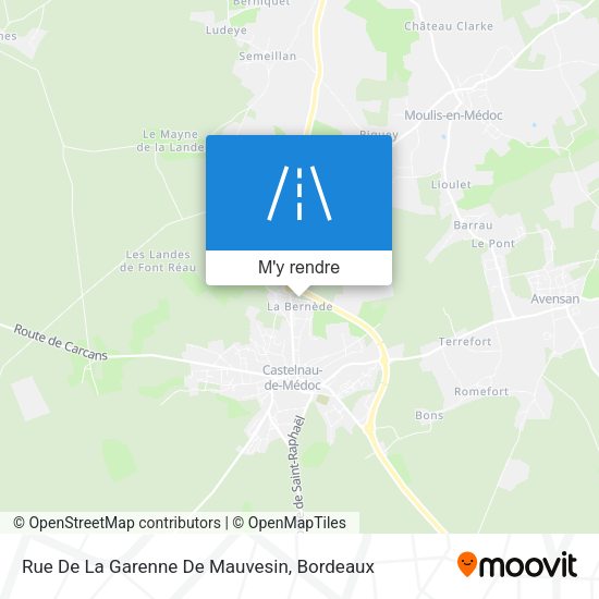 Rue De La Garenne De Mauvesin plan