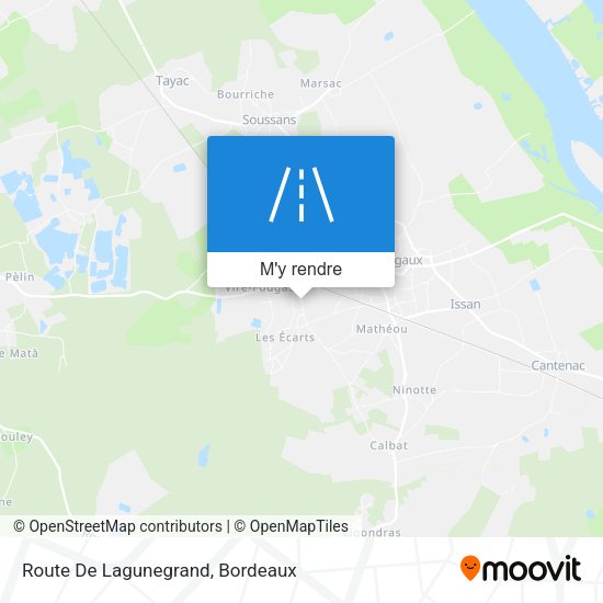 Route De Lagunegrand plan