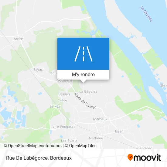 Rue De Labégorce plan