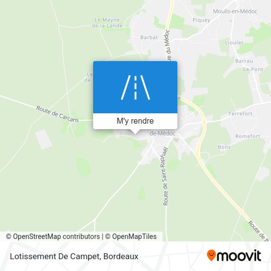 Lotissement De Campet plan