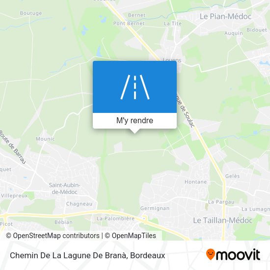Chemin De La Lagune De Branà plan