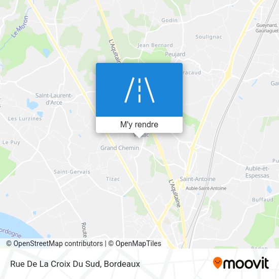 Rue De La Croix Du Sud plan