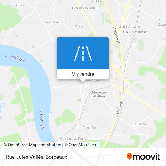 Rue Jules Vallès plan