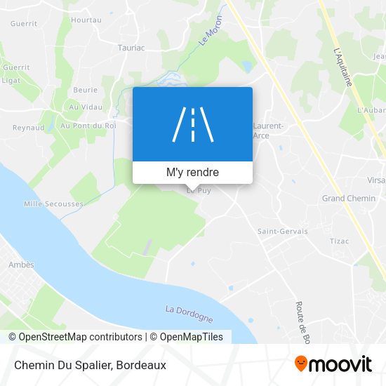 Chemin Du Spalier plan