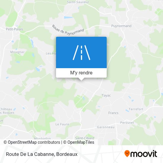 Route De La Cabanne plan