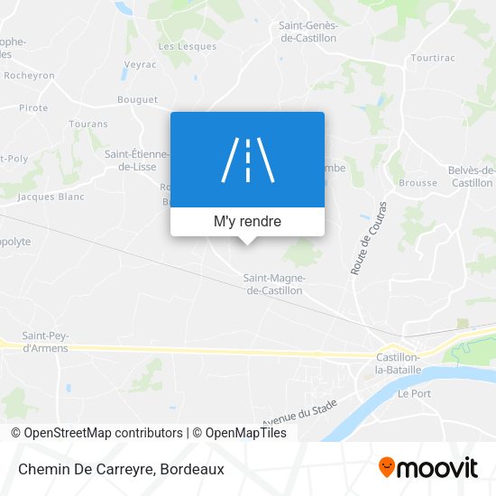 Chemin De Carreyre plan
