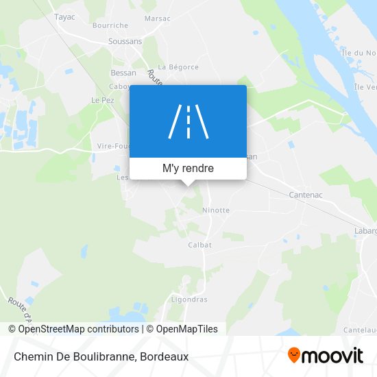 Chemin De Boulibranne plan