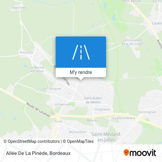 Allée De La Pinède plan