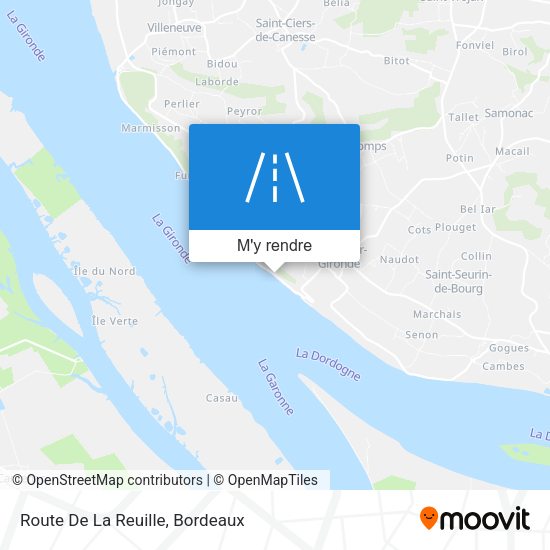Route De La Reuille plan