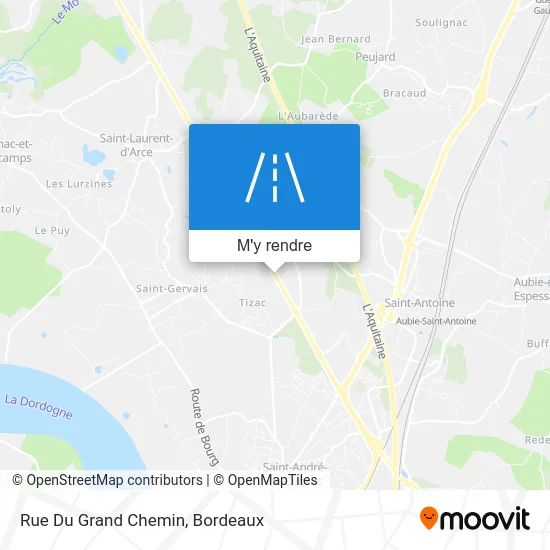 Rue Du Grand Chemin plan