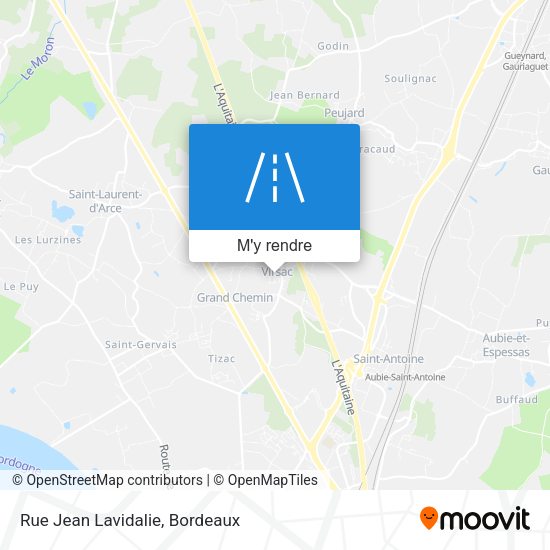 Rue Jean Lavidalie plan