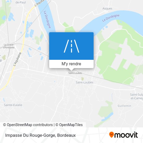 Impasse Du Rouge-Gorge plan