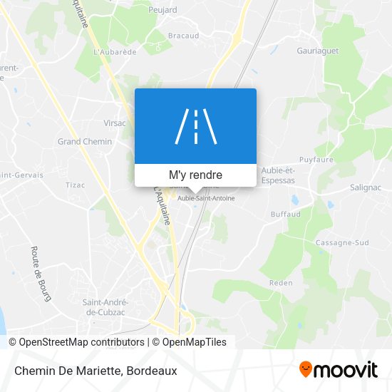 Chemin De Mariette plan