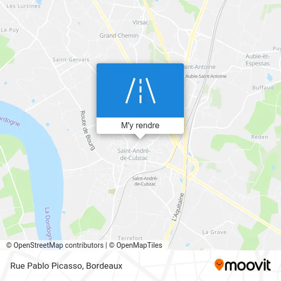 Rue Pablo Picasso plan