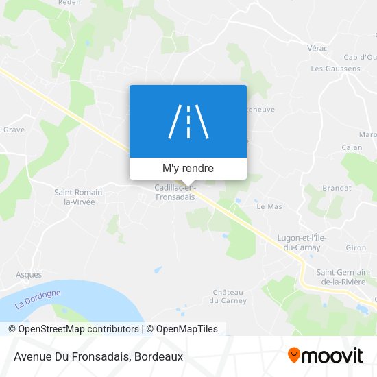 Avenue Du Fronsadais plan