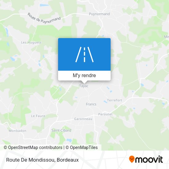 Route De Mondissou plan