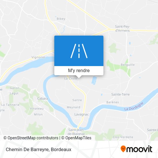 Chemin De Barreyre plan