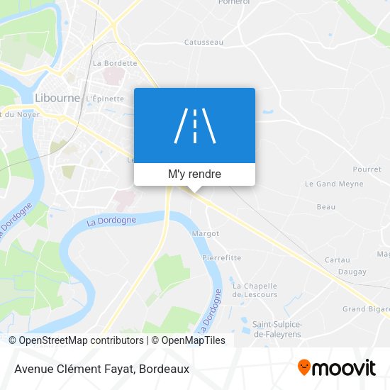 Avenue Clément Fayat plan