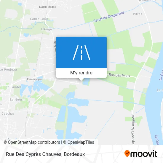 Rue Des Cyprès Chauves plan