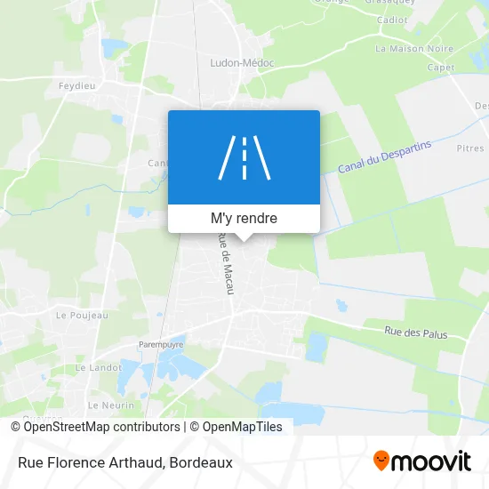 Rue Florence Arthaud plan