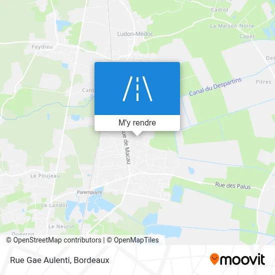 Rue Gae Aulenti plan