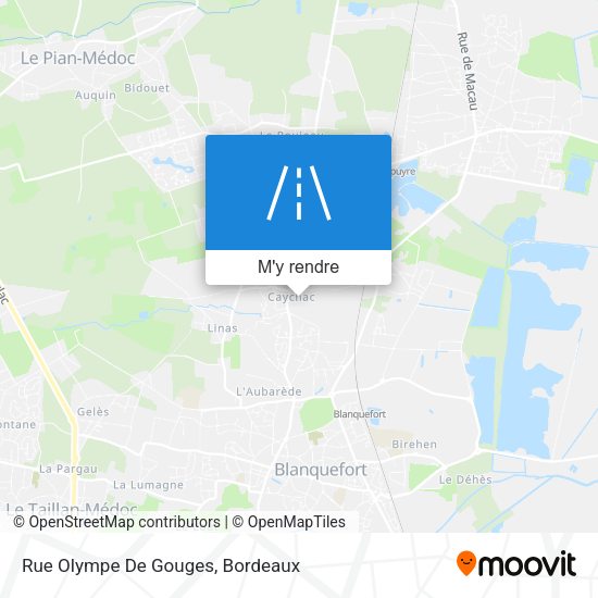 Rue Olympe De Gouges plan