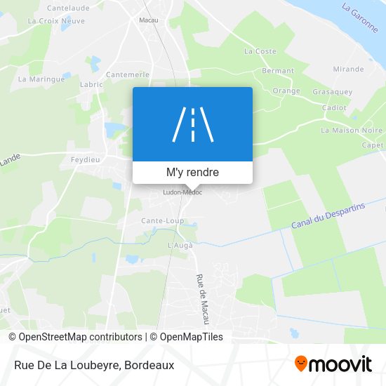 Rue De La Loubeyre plan