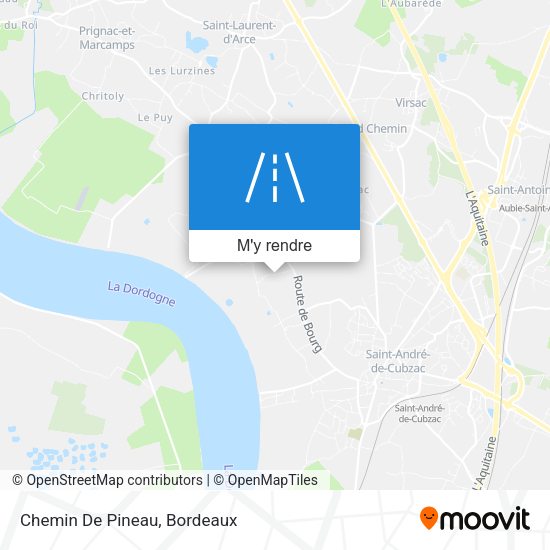 Chemin De Pineau plan