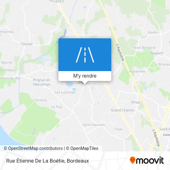 Rue Étienne De La Boétie plan